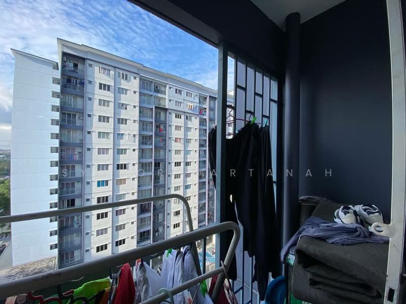 Condominium for Sale at D'Kristal Apartment (Pangsapuri D'Kristal) - Syukor Hartanah - Balcony - PropertyGuru.com.my