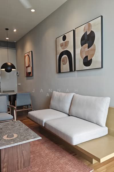 Service Residence for Rent at Conlay Signature Suites by E&O - Jannah Ali - Living Room - PropertyGuru.com.my