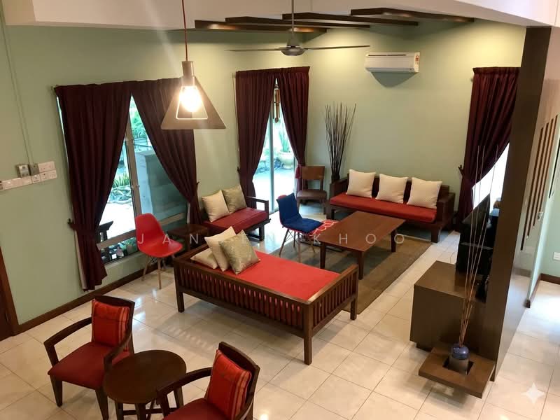 Rumah Berkembar untuk Dijual di Setia Eco Park (Setia Alam) - Jansen Khoo - Living Room - PropertyGuru.com.my