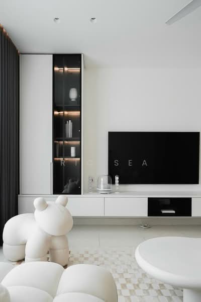Servis Apartment untuk Disewa di Le Pavillion - Eric Sea - Living Room - PropertyGuru.com.my
