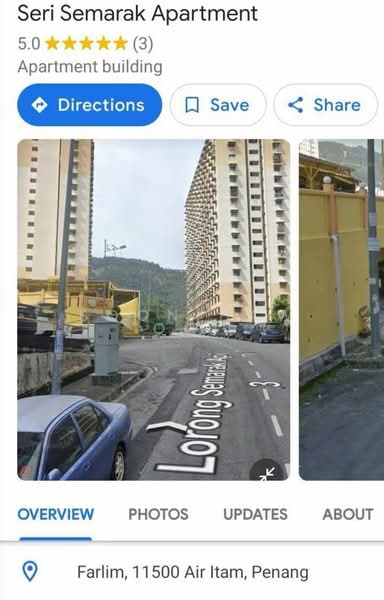 Apartment for Rent at Seri Semarak Apartment - Boon Haw Ooi - Exterior - PropertyGuru.com.my