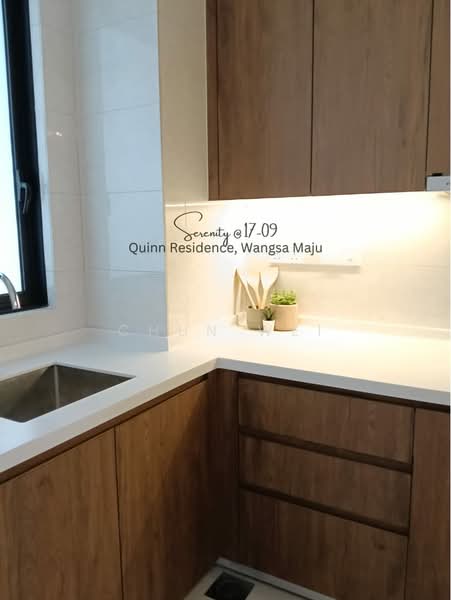 Service Residence for Rent at Quinn Residence - Chun Wei - Kitchen - PropertyGuru.com.my