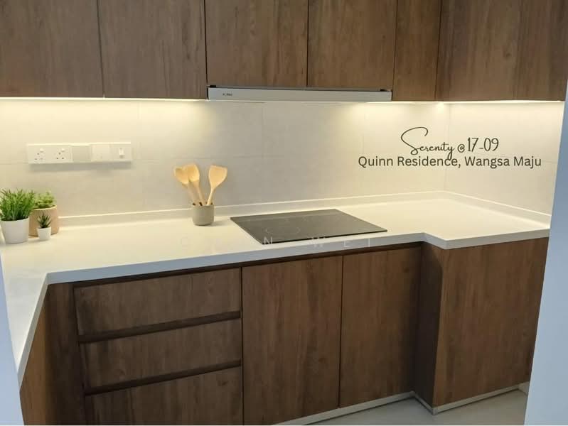 Service Residence for Rent at Quinn Residence - Chun Wei - Kitchen - PropertyGuru.com.my