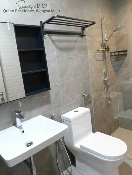 Service Residence for Rent at Quinn Residence - Chun Wei - Bathroom - PropertyGuru.com.my