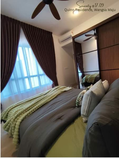 Service Residence for Rent at Quinn Residence - Chun Wei - Bedroom - PropertyGuru.com.my