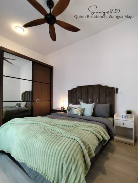 Service Residence for Rent at Quinn Residence - Chun Wei - Bedroom - PropertyGuru.com.my