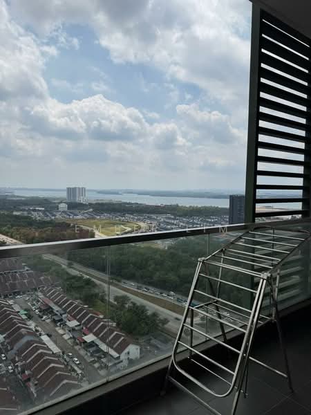 Service Residence for Rent at Green Haven - Ember Lim - Balcony - PropertyGuru.com.my