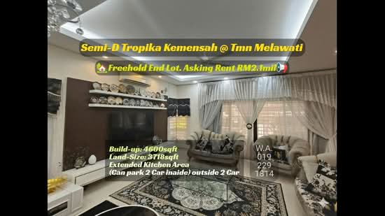 Rumah Berkembar untuk Dijual di Taman Melawati (Ulu Kelang) - Wincent Chuah - PropertyGuru.com.my