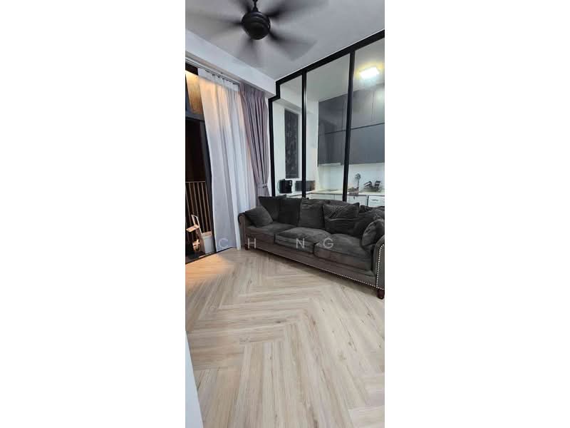 Service Residence for Sale at Lexa Residence @ The Quartz WM - CH Ng - Living Room - PropertyGuru.com.my