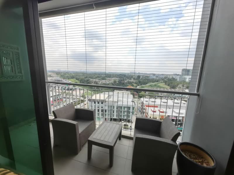 Service Residence for Rent at Sky Peak Residences - Kent Koh - Balcony - PropertyGuru.com.my