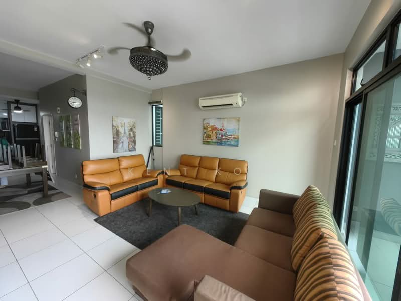 Service Residence for Rent at Sky Peak Residences - Kent Koh - Living Room - PropertyGuru.com.my
