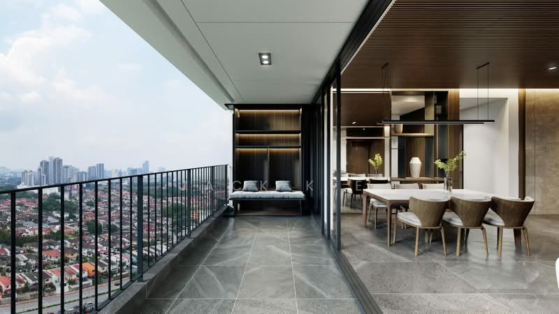 Kondominium untuk Dijual di Stellar Damansara - Jack Kee - Balcony - PropertyGuru.com.my