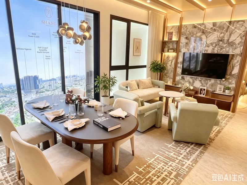 Kondominium untuk Dijual di Residensi Suasana @ Damai - Jack Lee - Living Room - PropertyGuru.com.my