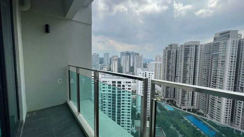 Servis Apartment untuk Disewa di Ooak Serviced Apartments @ Kiara 163 - Cathrine Lin - Balcony - PropertyGuru.com.my