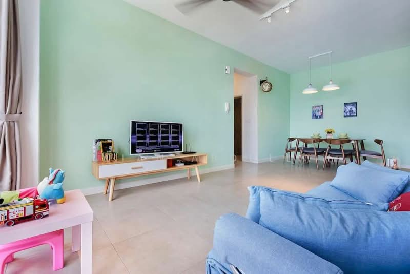 Service Residence for Rent at Afiniti Residences - Vivian Abdullah - Living Room - PropertyGuru.com.my