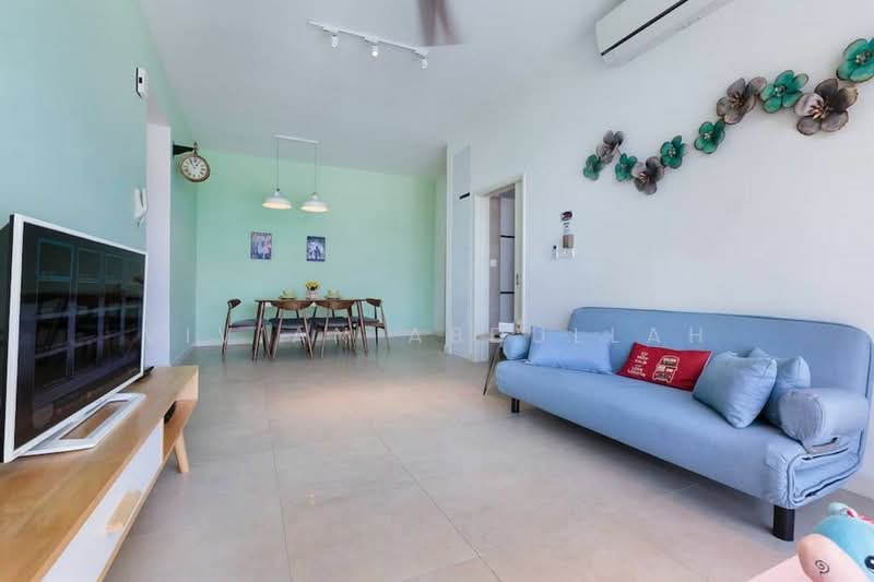 Service Residence for Rent at Afiniti Residences - Vivian Abdullah - Living Room - PropertyGuru.com.my