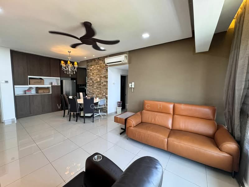 Kondominium untuk Disewa di Residence 8 - Vincent Chye - Living Room - PropertyGuru.com.my