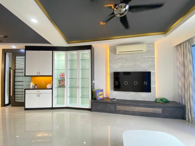 Kondominium untuk Disewa di The Westside Two - Samanda Soon - Living Room - PropertyGuru.com.my