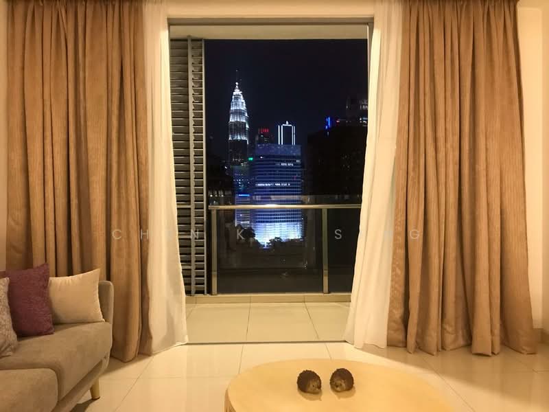 Servis Apartment untuk Disewa di Suasana Bukit Ceylon / Raja Chulan Residences - Chen Kah Seng - Living Room - PropertyGuru.com.my