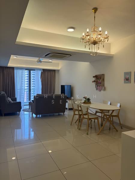 Servis Apartment untuk Disewa di Suasana Bukit Ceylon / Raja Chulan Residences - Chen Kah Seng - Living Room - PropertyGuru.com.my