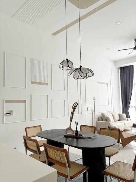 Servis Apartment untuk Disewa di M City - Pearl Ho - Living Room - PropertyGuru.com.my