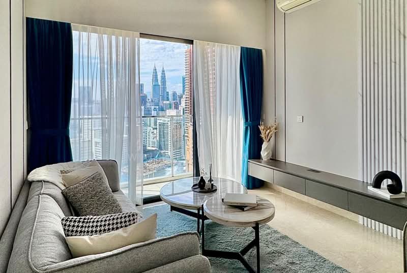 Servis Apartment untuk Disewa di Lucentia Residences - Wind Mah - Living Room - PropertyGuru.com.my