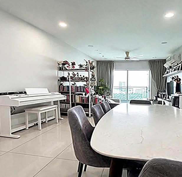 Condominium for Sale at Surian Residences - Tarsha Lim - Living Room - PropertyGuru.com.my