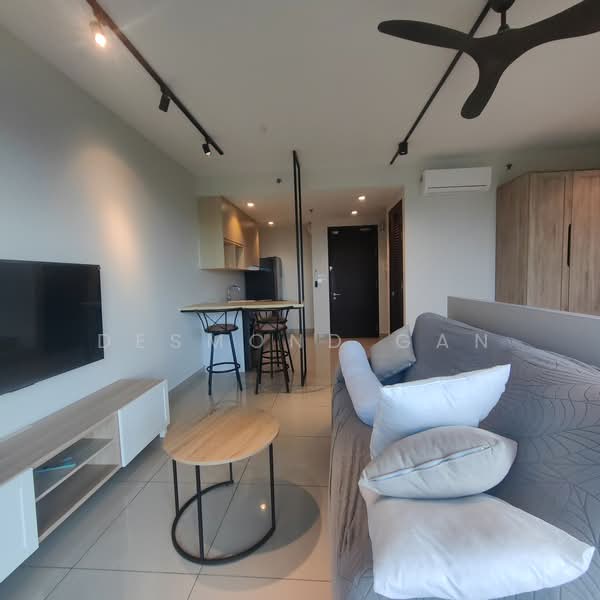 Servis Apartment untuk Disewa di Trefoil - Desmond Gan - Living Room - PropertyGuru.com.my