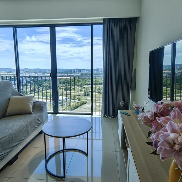 Servis Apartment untuk Disewa di Trefoil - Desmond Gan - Living Room - PropertyGuru.com.my