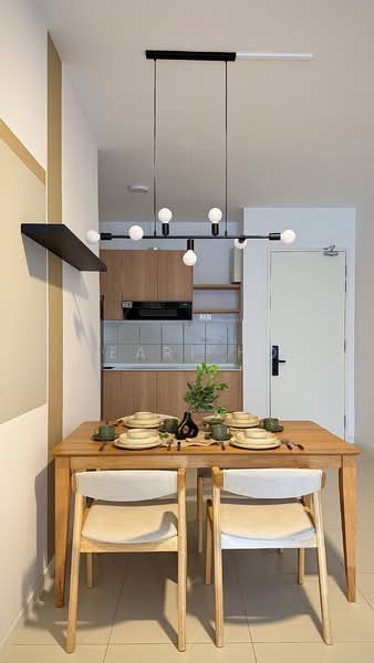 Kondominium untuk Disewa di Vierra Residence - Pearl Ho - Dining Room - PropertyGuru.com.my