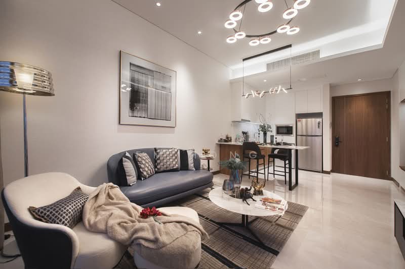 Service Residence for Sale at Core Residence @ TRX - FM Hong - Living Room - PropertyGuru.com.my