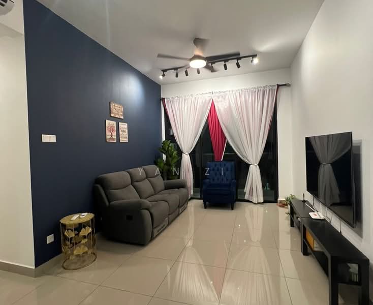 Service Residence for Sale at Lavile Kuala Lumpur - Yan Zi - Living Room - PropertyGuru.com.my