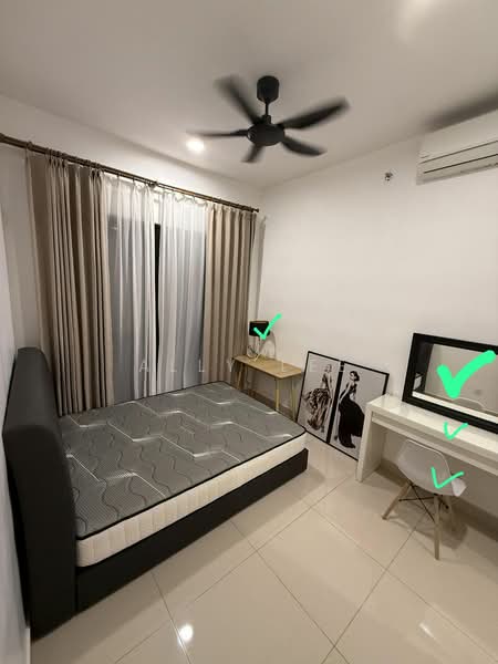 Service Residence for Rent at Trion 2 @ KL - Ally Lee - Bedroom - PropertyGuru.com.my