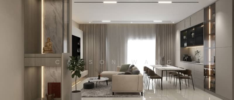 Service Residence for Sale at Vision City Youth City - Carson Wang - Living Room - PropertyGuru.com.my