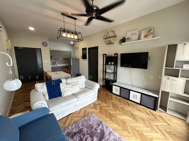 Service Residence for Rent at Emira Residence - Nik Ahmad Muazzam Bin Nik Mazlan - Living Room - PropertyGuru.com.my