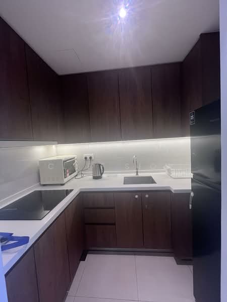 Servis Apartment untuk Disewa di Quinn Residence - Cliff Siow - Kitchen - PropertyGuru.com.my