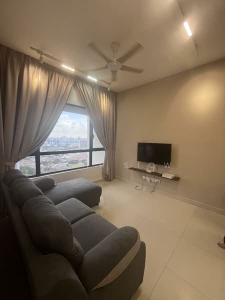 Servis Apartment untuk Disewa di Quinn Residence - Cliff Siow - Living Room - PropertyGuru.com.my