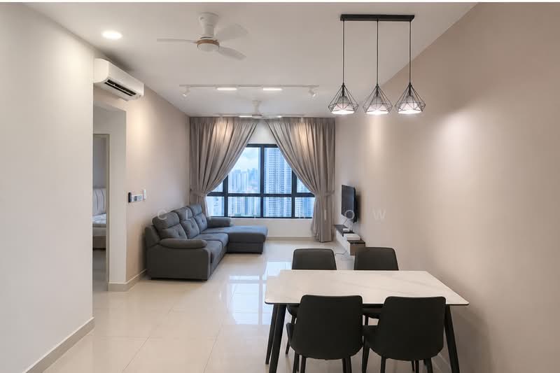 Servis Apartment untuk Disewa di Quinn Residence - Cliff Siow - Living Room - PropertyGuru.com.my