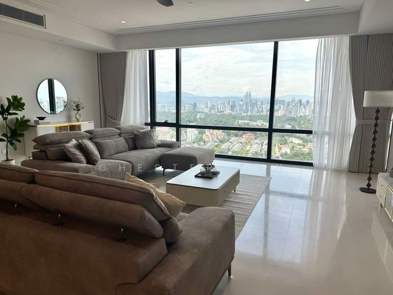 Servis Apartment untuk Disewa di Crown Residences @ Pavilion Damansara Heights - Chester Tan - Living Room - PropertyGuru.com.my