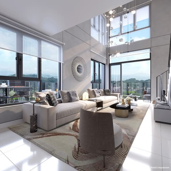 Service Residence for Sale at Quaver Residence - Christine Lee - Living Room - PropertyGuru.com.my