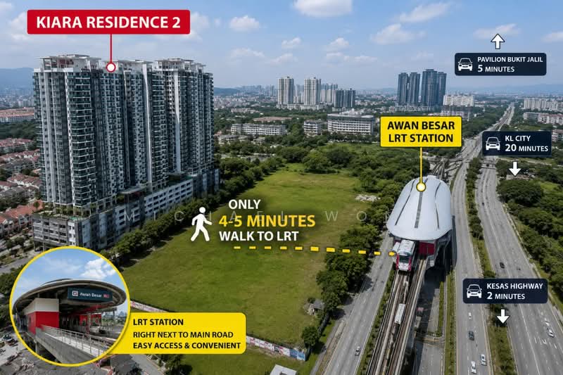 Kondominium untuk Dijual di Kiara Residence 2 (Residensi Kiara Jalil 2) - Michael Wong - Exterior - PropertyGuru.com.my