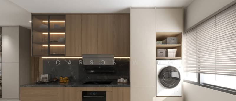 Service Residence for Sale at MIRAI Residences - Carson Wang - Kitchen - PropertyGuru.com.my