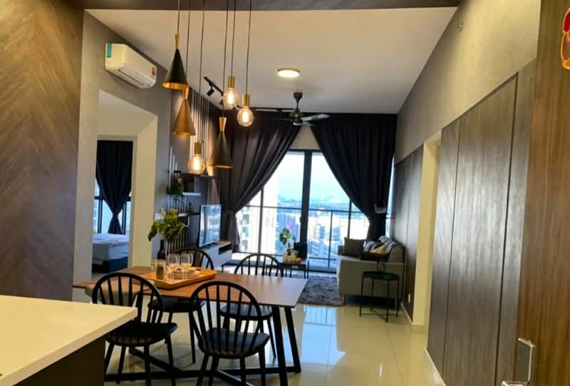 Servis Apartment untuk Disewa di Setia City Residences - John Tee - Living Room - PropertyGuru.com.my