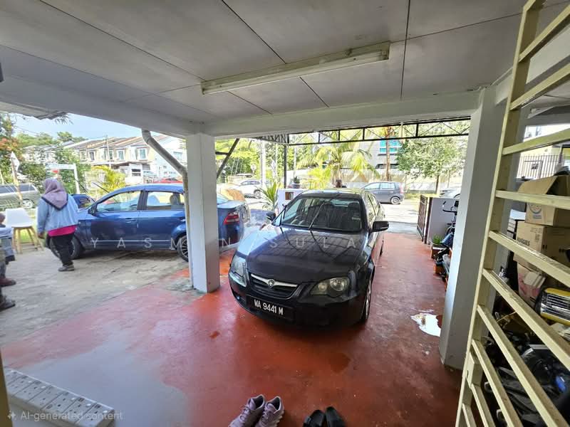 2-storey Terraced House for Sale in Taman Lestari Putra (Seri Kembangan) - Yasmin Sulaiman - Car Park - PropertyGuru.com.my