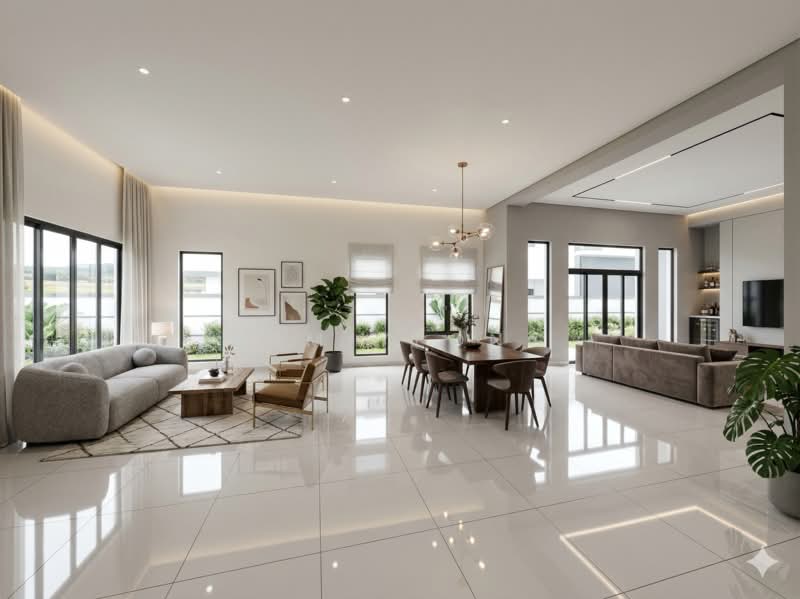 Rumah Banglo untuk Dijual di Sungai Long (Bandar Sungai Long) - Sum Yeong - Living Room - PropertyGuru.com.my