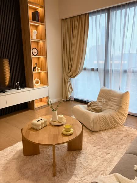 Service Residence for Rent at TRX Residences - Harper Tan - Living Room - PropertyGuru.com.my