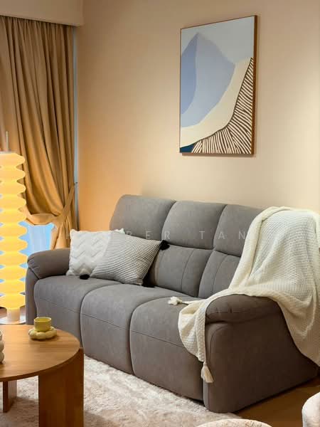 Service Residence for Rent at TRX Residences - Harper Tan - Living Room - PropertyGuru.com.my