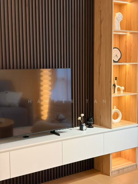 Service Residence for Rent at TRX Residences - Harper Tan - Living Room - PropertyGuru.com.my