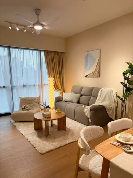 Service Residence for Rent at TRX Residences - Harper Tan - Living Room - PropertyGuru.com.my
