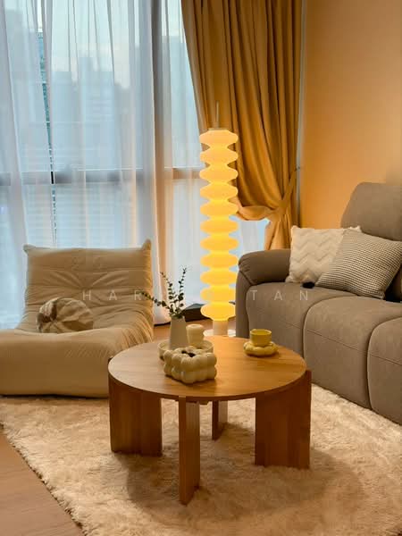 Service Residence for Rent at TRX Residences - Harper Tan - Living Room - PropertyGuru.com.my